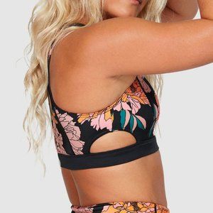 Billabong Active High Neck Sports Bra Side Slits